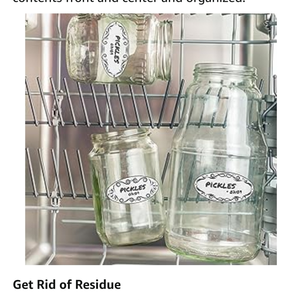 MESS Dissolvable Canning Labels for Jars - - 1x2.25 in. 150 Labels 🏷 - Picture 4 of 12